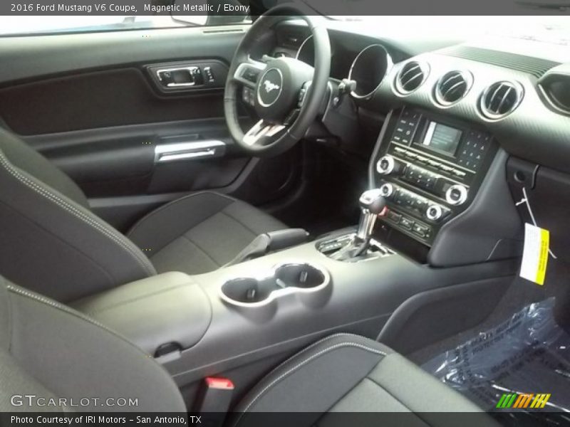 Magnetic Metallic / Ebony 2016 Ford Mustang V6 Coupe