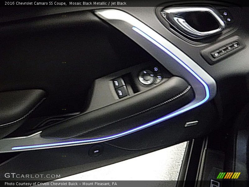 Mosaic Black Metallic / Jet Black 2016 Chevrolet Camaro SS Coupe