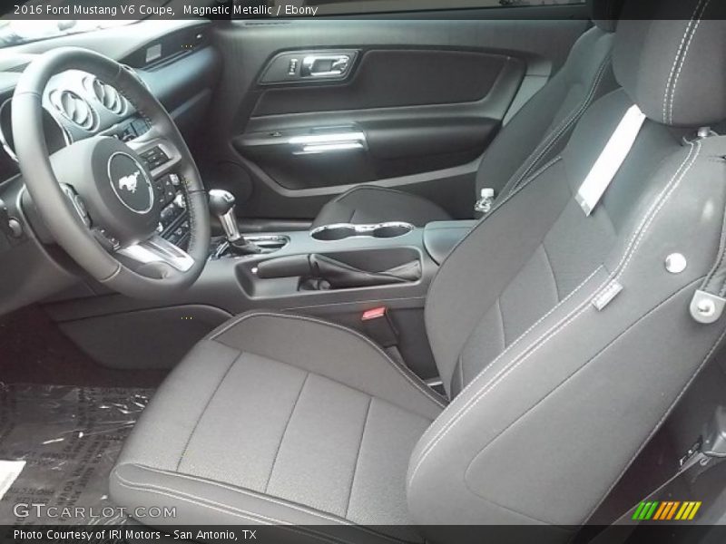 Magnetic Metallic / Ebony 2016 Ford Mustang V6 Coupe