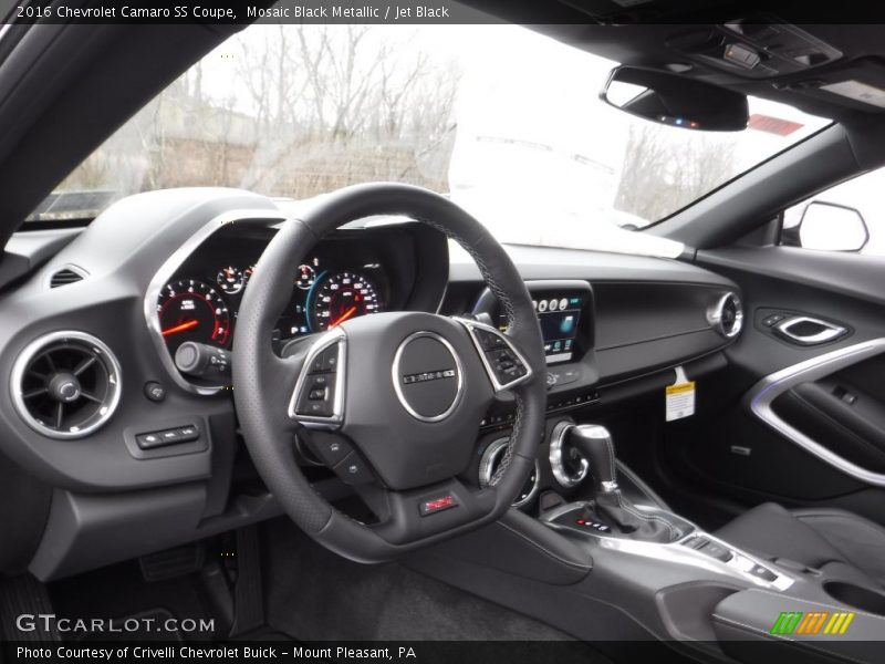 Jet Black Interior - 2016 Camaro SS Coupe 
