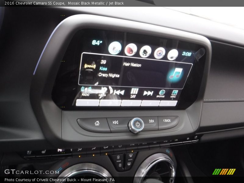 Controls of 2016 Camaro SS Coupe
