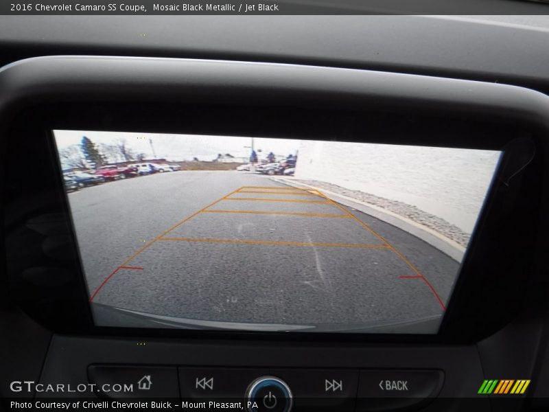 Mosaic Black Metallic / Jet Black 2016 Chevrolet Camaro SS Coupe