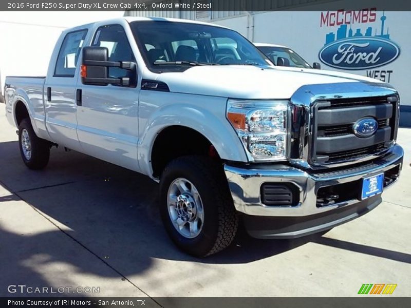 Oxford White / Steel 2016 Ford F250 Super Duty XL Crew Cab 4x4