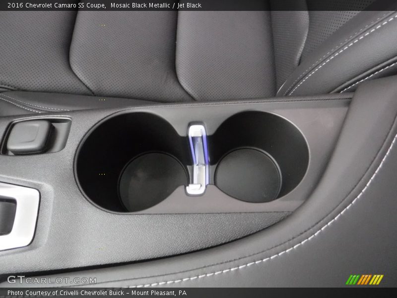 Mosaic Black Metallic / Jet Black 2016 Chevrolet Camaro SS Coupe