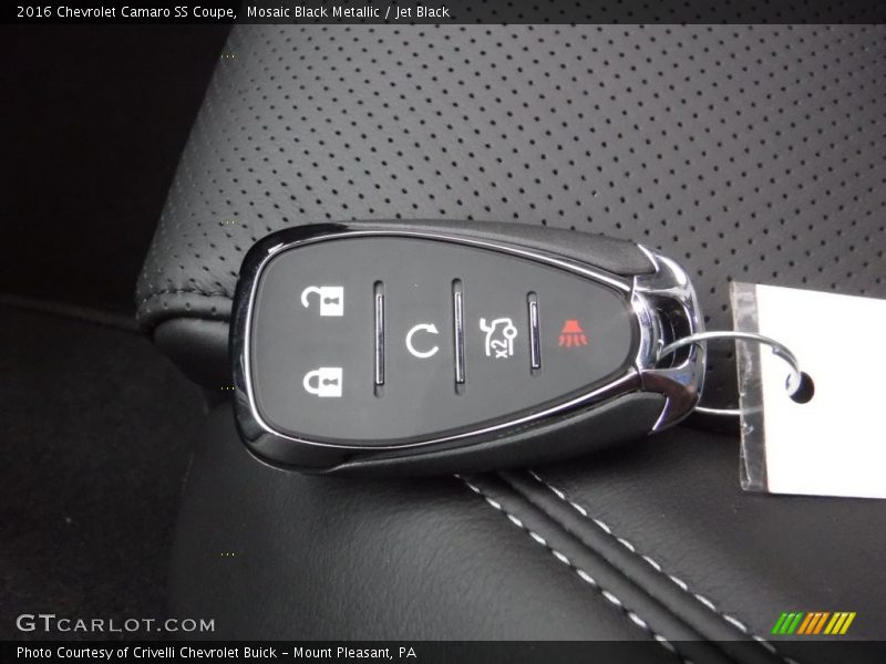Keys of 2016 Camaro SS Coupe