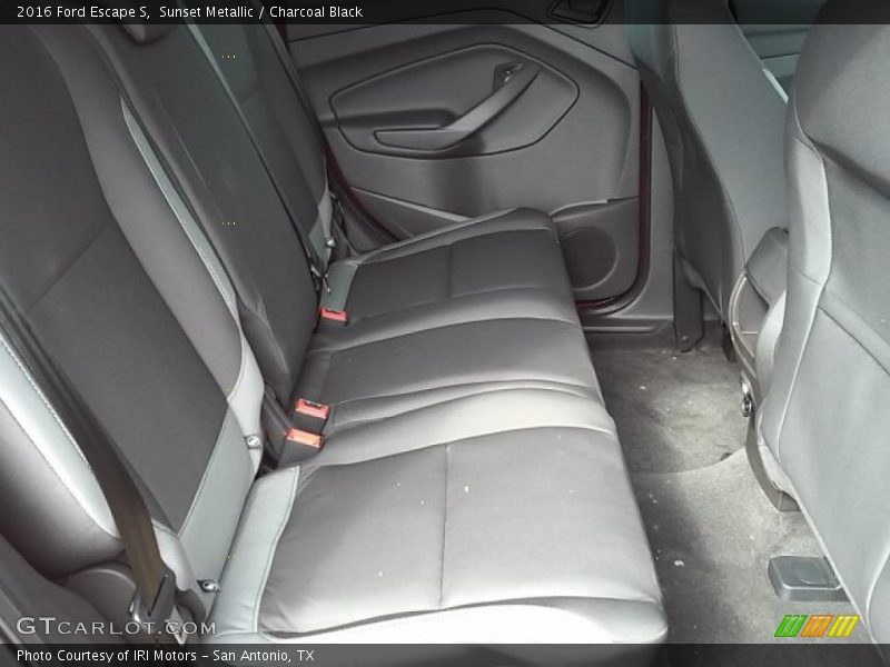 Sunset Metallic / Charcoal Black 2016 Ford Escape S