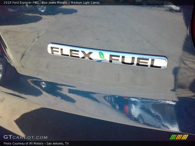 Blue Jeans Metallic / Medium Light Camel 2016 Ford Explorer FWD