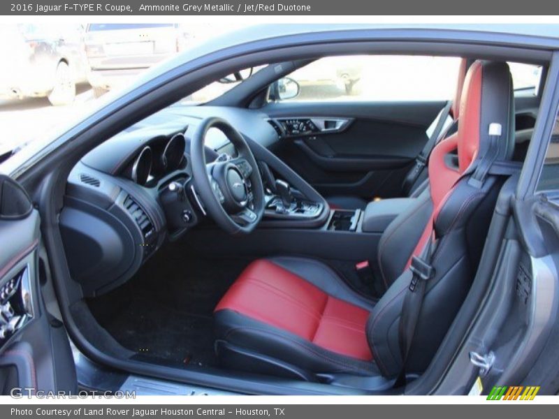 Ammonite Grey Metallic / Jet/Red Duotone 2016 Jaguar F-TYPE R Coupe