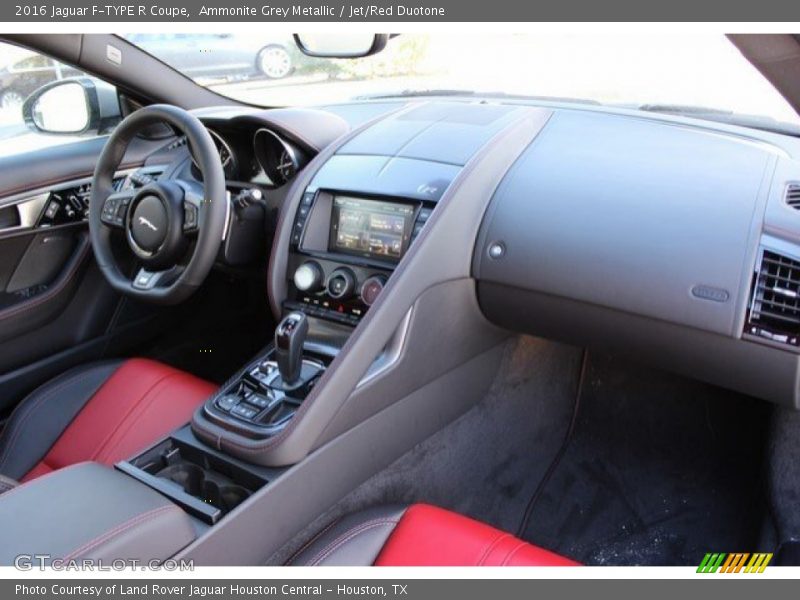 Ammonite Grey Metallic / Jet/Red Duotone 2016 Jaguar F-TYPE R Coupe
