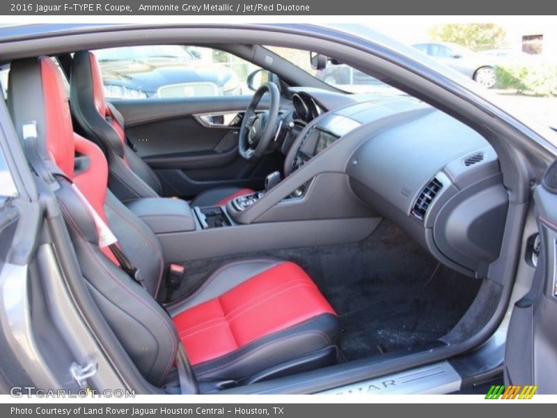 Ammonite Grey Metallic / Jet/Red Duotone 2016 Jaguar F-TYPE R Coupe