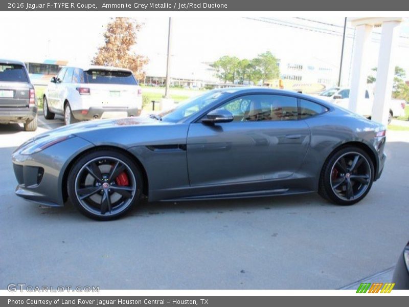 Ammonite Grey Metallic / Jet/Red Duotone 2016 Jaguar F-TYPE R Coupe
