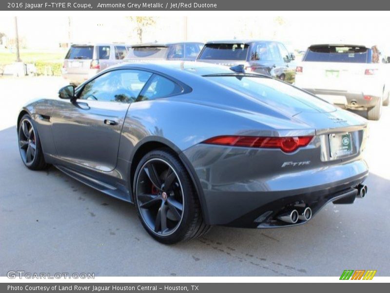 Ammonite Grey Metallic / Jet/Red Duotone 2016 Jaguar F-TYPE R Coupe