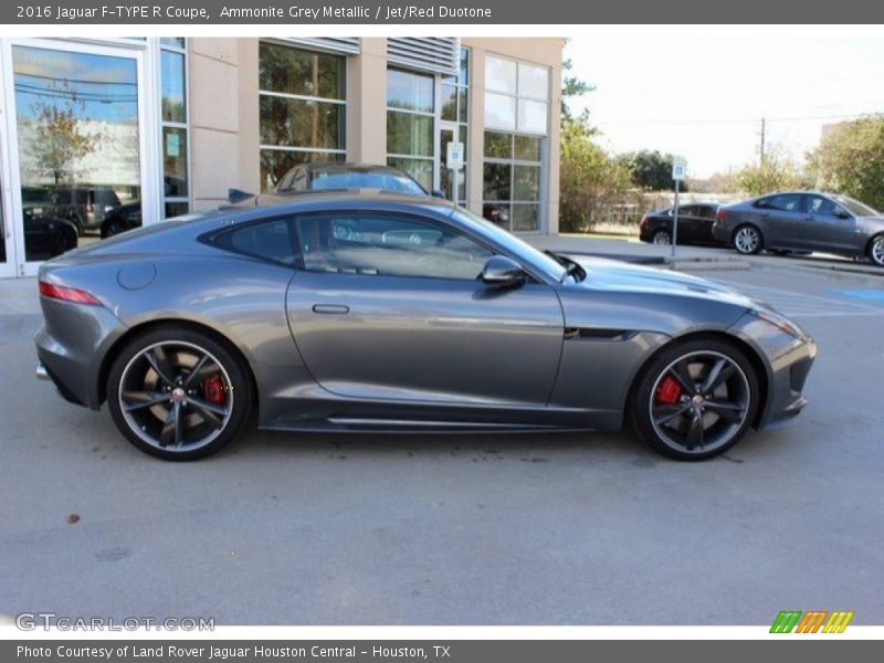 Ammonite Grey Metallic / Jet/Red Duotone 2016 Jaguar F-TYPE R Coupe