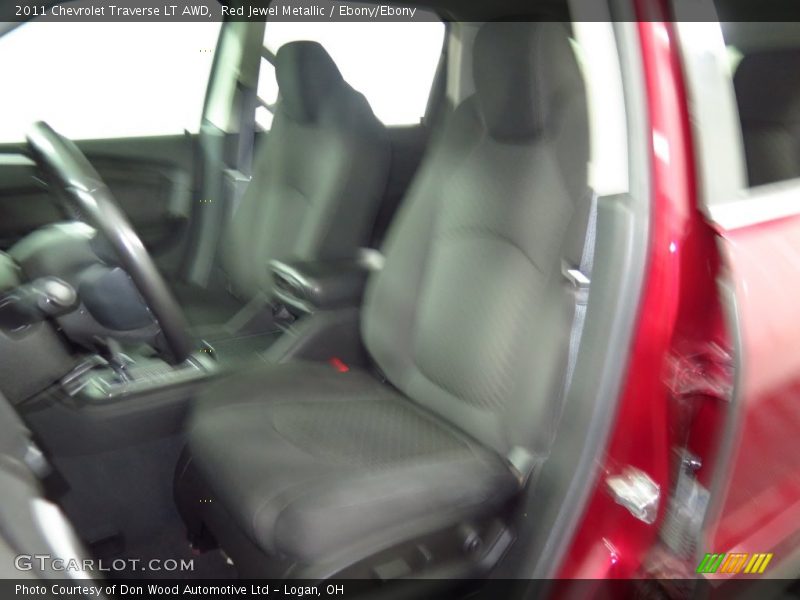 Red Jewel Metallic / Ebony/Ebony 2011 Chevrolet Traverse LT AWD