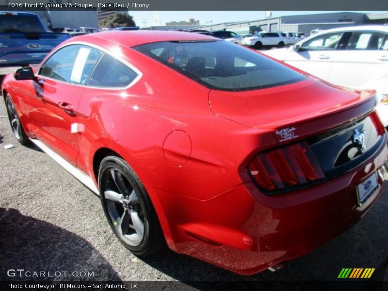 Race Red / Ebony 2016 Ford Mustang V6 Coupe