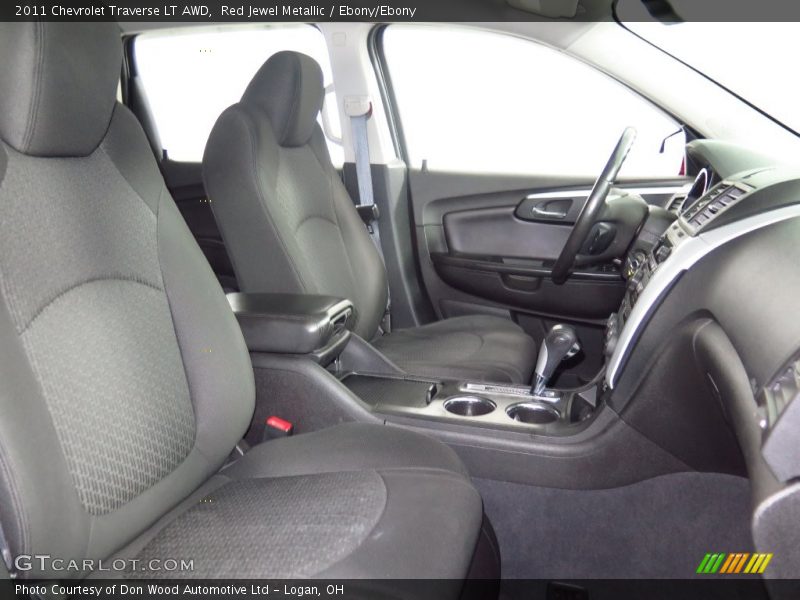 Red Jewel Metallic / Ebony/Ebony 2011 Chevrolet Traverse LT AWD