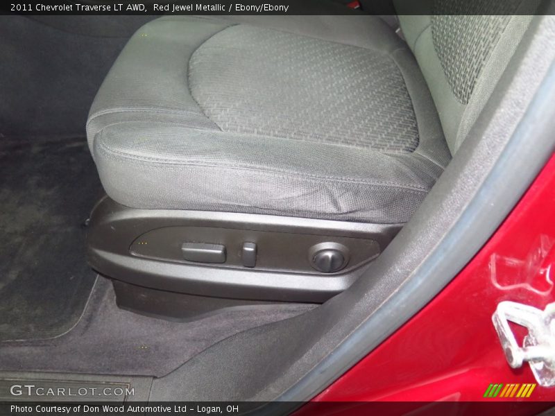 Red Jewel Metallic / Ebony/Ebony 2011 Chevrolet Traverse LT AWD