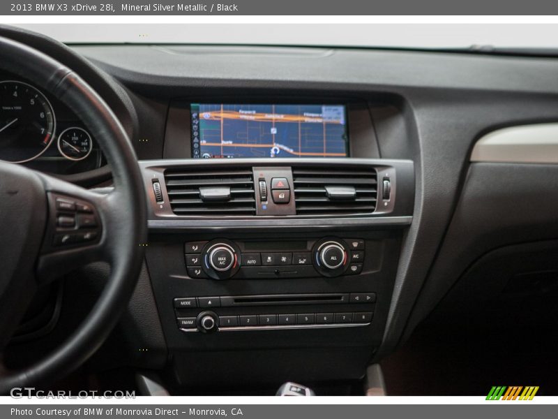 Mineral Silver Metallic / Black 2013 BMW X3 xDrive 28i