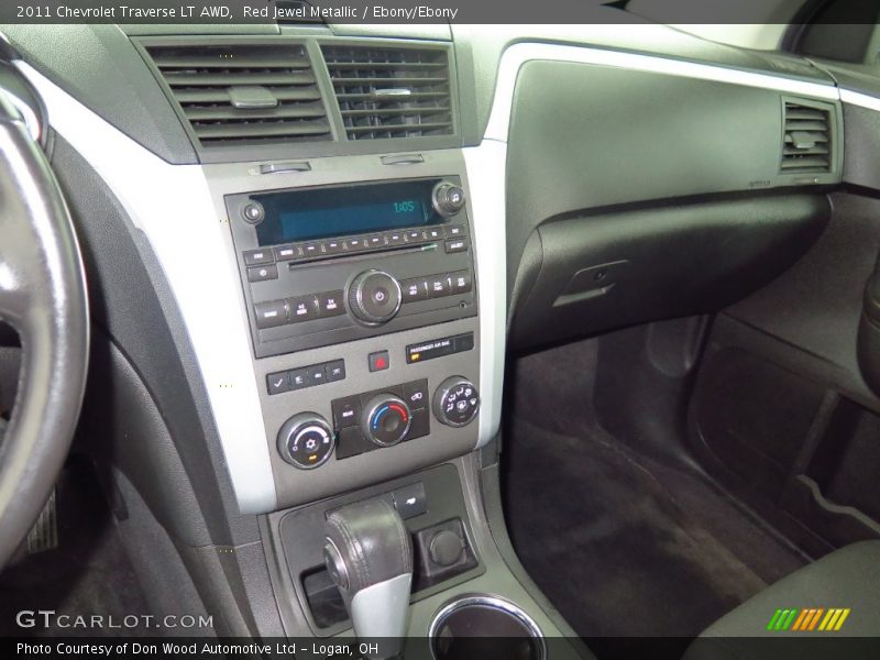 Red Jewel Metallic / Ebony/Ebony 2011 Chevrolet Traverse LT AWD