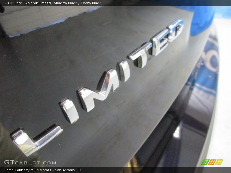 Shadow Black / Ebony Black 2016 Ford Explorer Limited