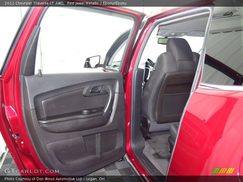 Red Jewel Metallic / Ebony/Ebony 2011 Chevrolet Traverse LT AWD