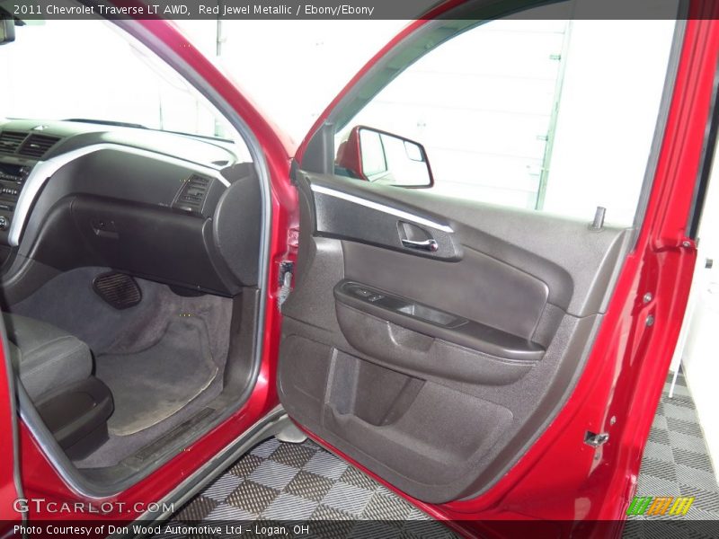 Red Jewel Metallic / Ebony/Ebony 2011 Chevrolet Traverse LT AWD