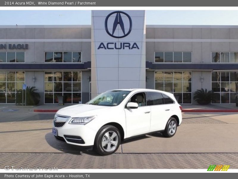 White Diamond Pearl / Parchment 2014 Acura MDX