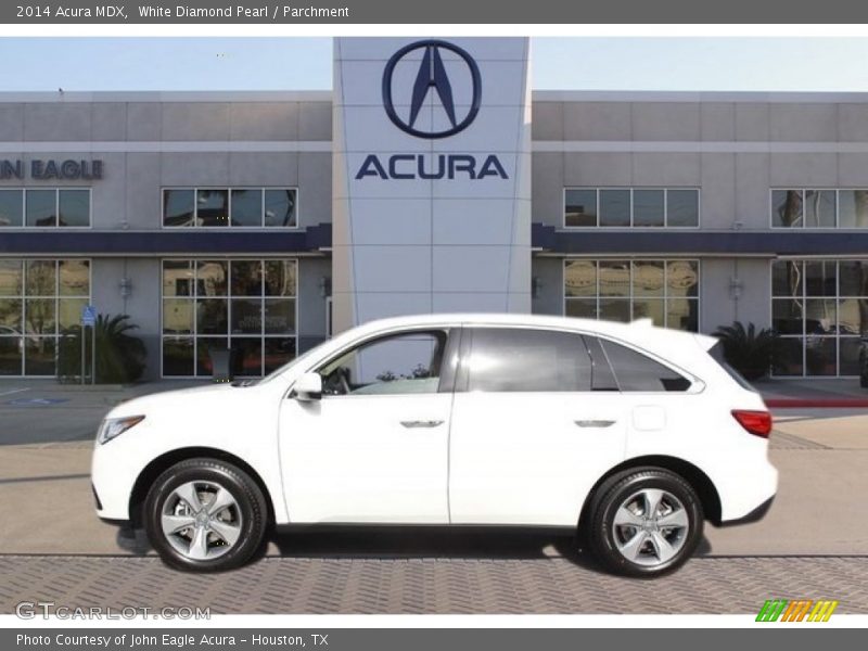White Diamond Pearl / Parchment 2014 Acura MDX
