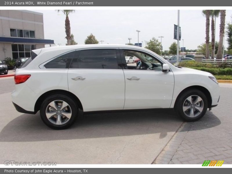 White Diamond Pearl / Parchment 2014 Acura MDX