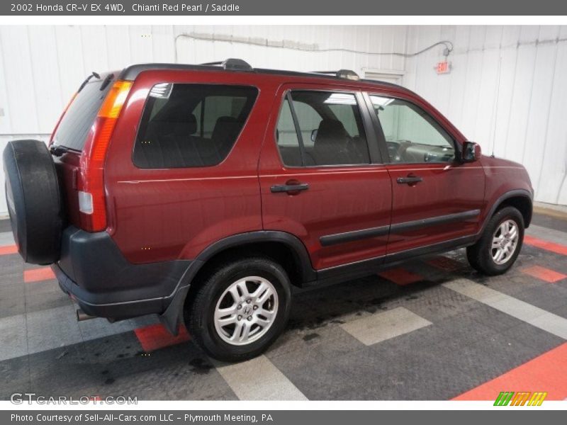 Chianti Red Pearl / Saddle 2002 Honda CR-V EX 4WD