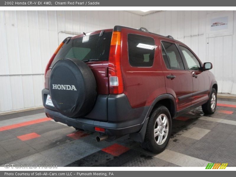 Chianti Red Pearl / Saddle 2002 Honda CR-V EX 4WD