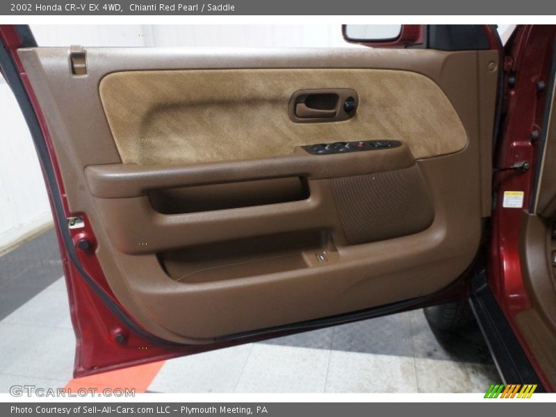 Chianti Red Pearl / Saddle 2002 Honda CR-V EX 4WD
