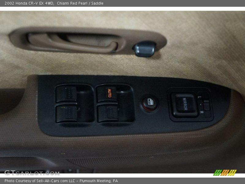 Chianti Red Pearl / Saddle 2002 Honda CR-V EX 4WD