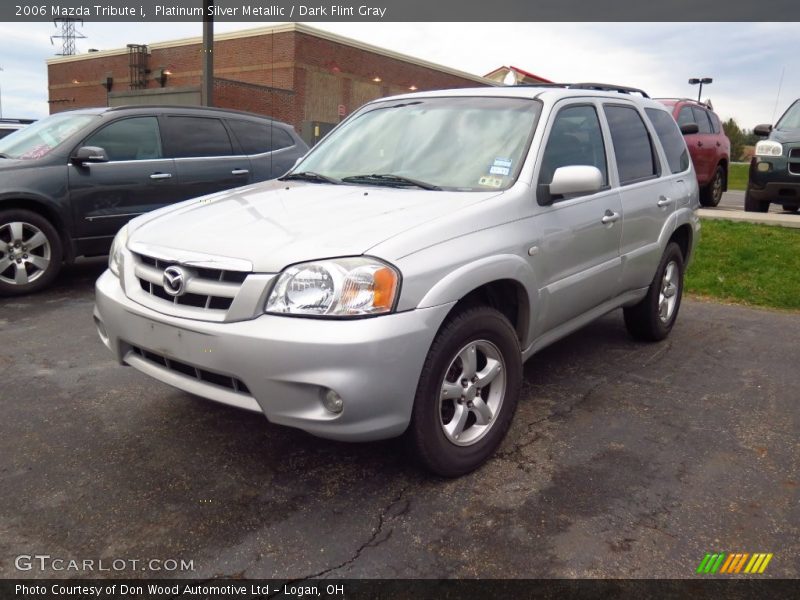 Platinum Silver Metallic / Dark Flint Gray 2006 Mazda Tribute i