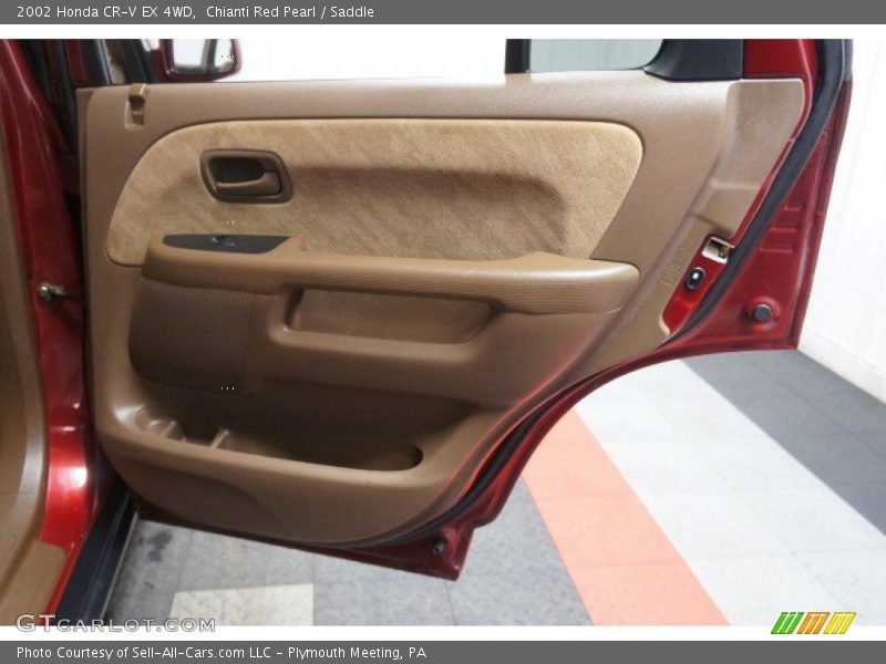 Chianti Red Pearl / Saddle 2002 Honda CR-V EX 4WD