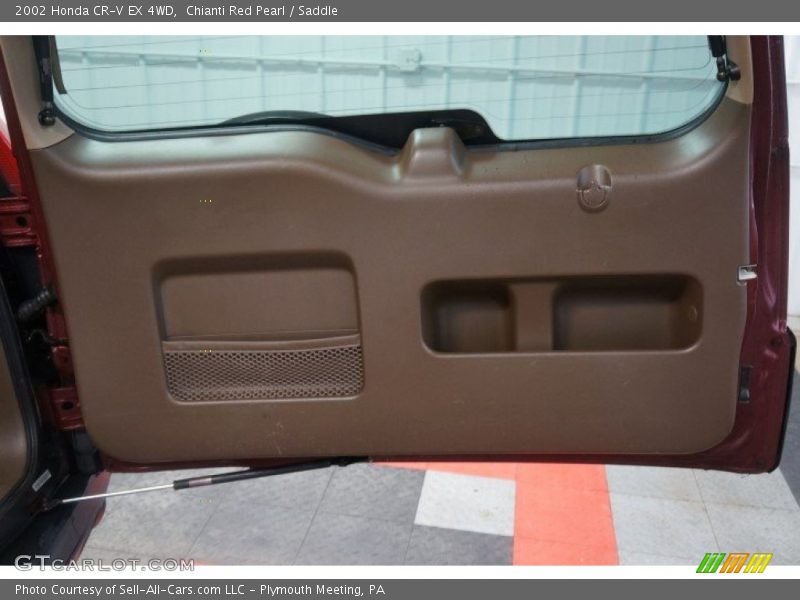 Chianti Red Pearl / Saddle 2002 Honda CR-V EX 4WD