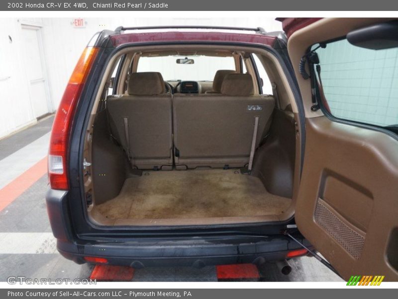 Chianti Red Pearl / Saddle 2002 Honda CR-V EX 4WD