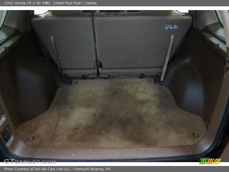 Chianti Red Pearl / Saddle 2002 Honda CR-V EX 4WD