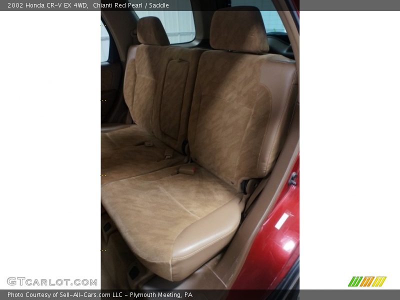 Chianti Red Pearl / Saddle 2002 Honda CR-V EX 4WD