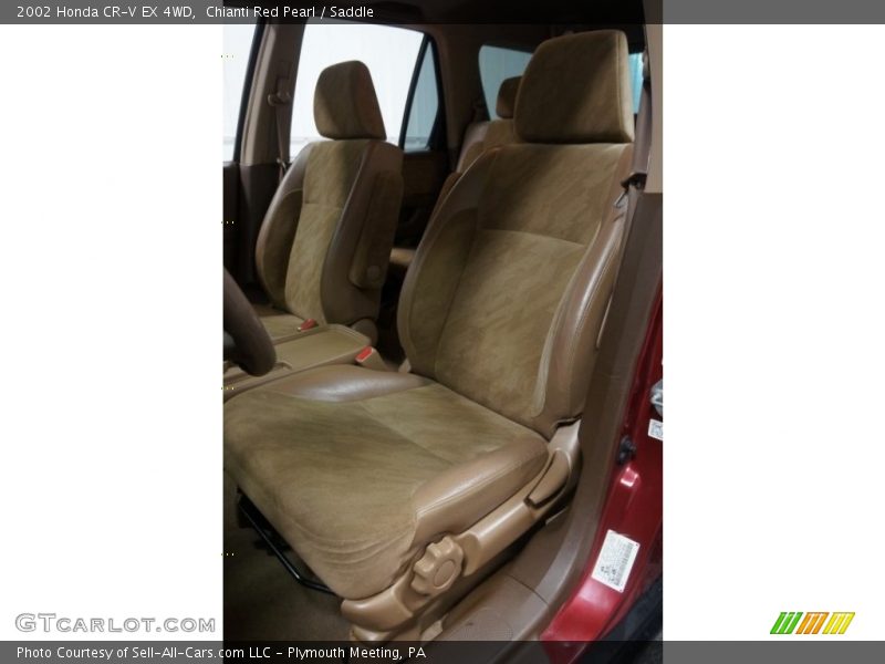 Chianti Red Pearl / Saddle 2002 Honda CR-V EX 4WD