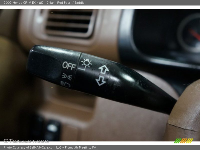 Chianti Red Pearl / Saddle 2002 Honda CR-V EX 4WD