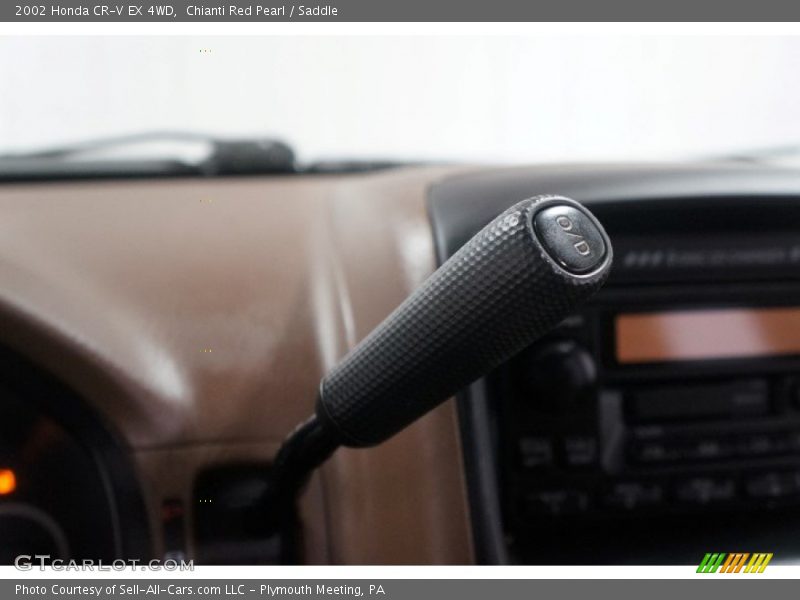 Chianti Red Pearl / Saddle 2002 Honda CR-V EX 4WD