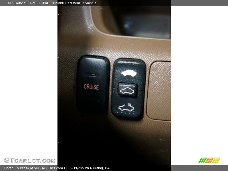 Chianti Red Pearl / Saddle 2002 Honda CR-V EX 4WD