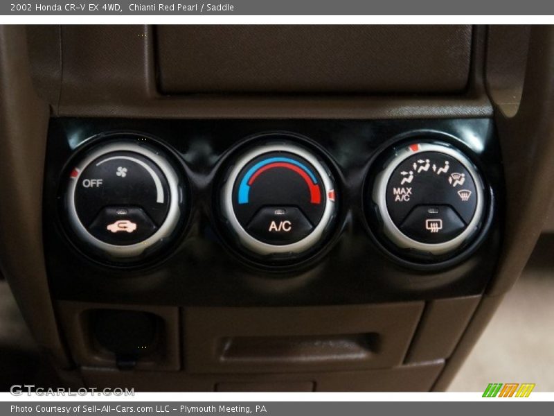 Chianti Red Pearl / Saddle 2002 Honda CR-V EX 4WD