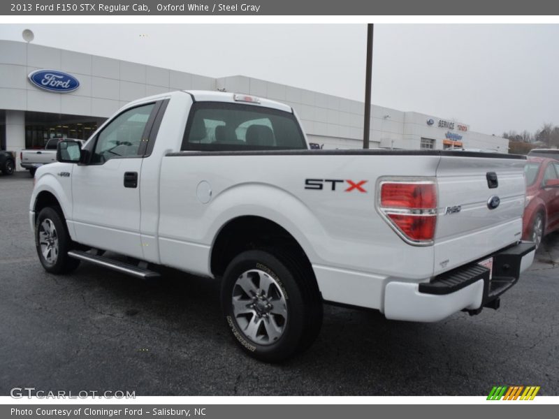 Oxford White / Steel Gray 2013 Ford F150 STX Regular Cab