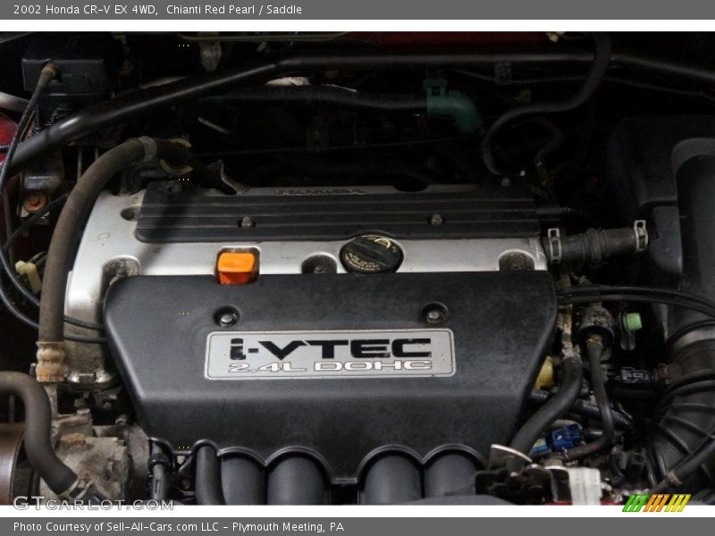 Chianti Red Pearl / Saddle 2002 Honda CR-V EX 4WD