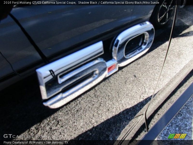 Shadow Black / California Special Ebony Black/Miko Suede 2016 Ford Mustang GT/CS California Special Coupe