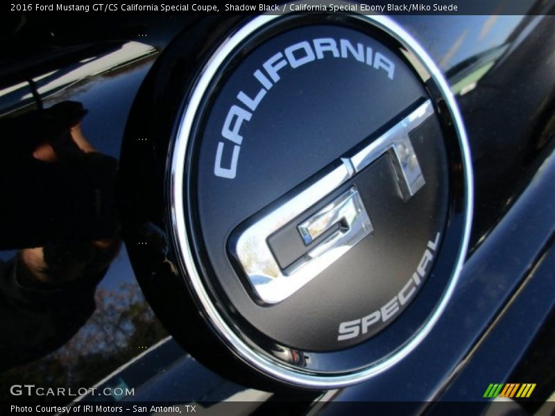 Shadow Black / California Special Ebony Black/Miko Suede 2016 Ford Mustang GT/CS California Special Coupe