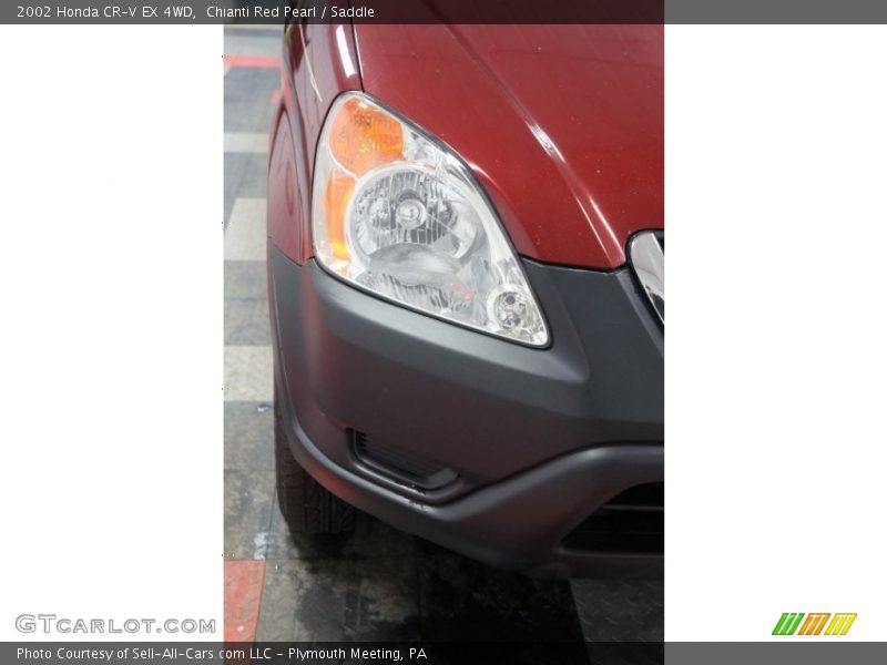 Chianti Red Pearl / Saddle 2002 Honda CR-V EX 4WD