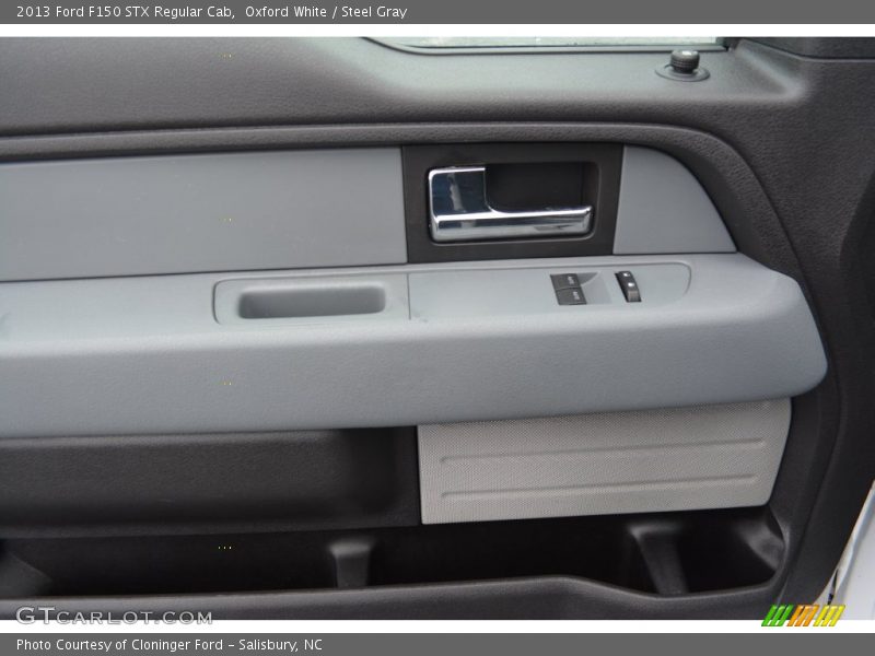 Oxford White / Steel Gray 2013 Ford F150 STX Regular Cab